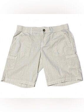 Unbranded Men’s Chino Linen Shorts Size 34 Beige Summer Lightweight Breathable